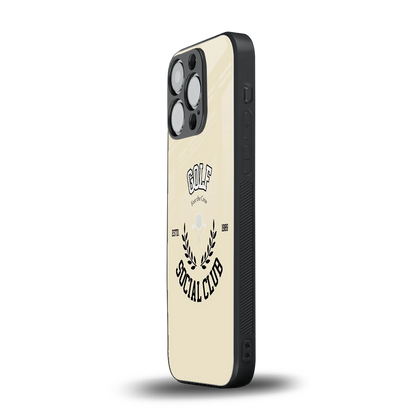 Golf Social Club iphone 13 pro mobile cover | shockproof glass phone case