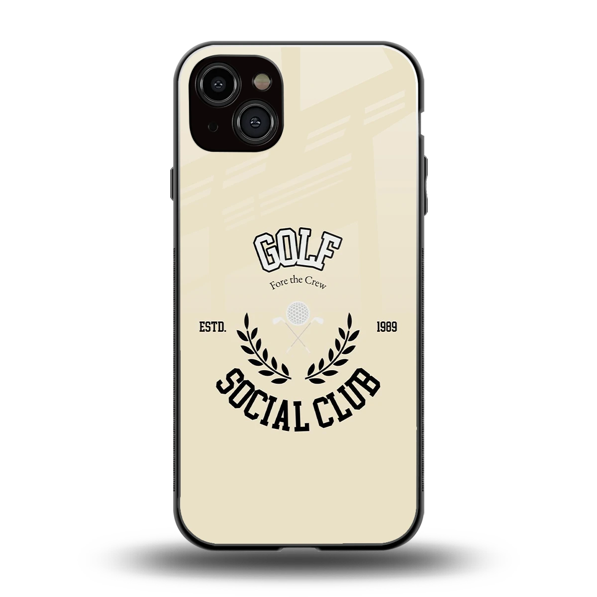 Golf Social Club back phone cover | glass case for iphone 14 plus