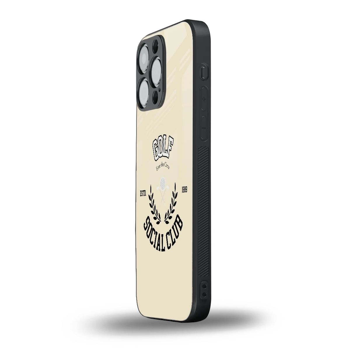 Golf Social Club iphone 16 pro max mobile cover | shockproof glass phone case