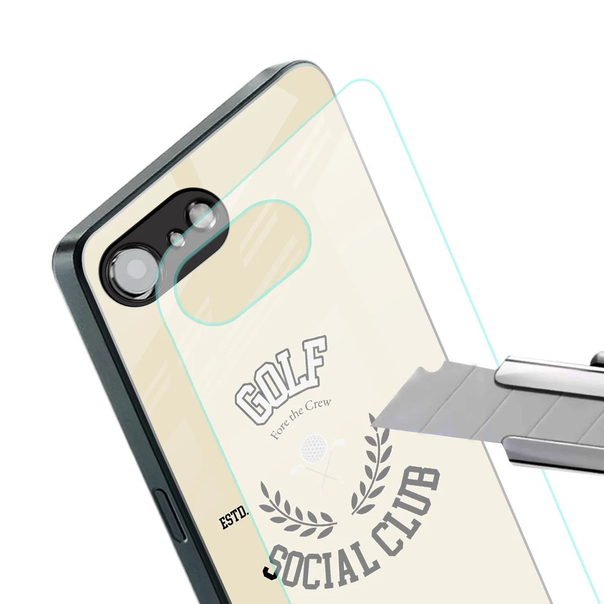 Golf Social Club stylish phone case for iphone 16e | glossy glass and slim fit