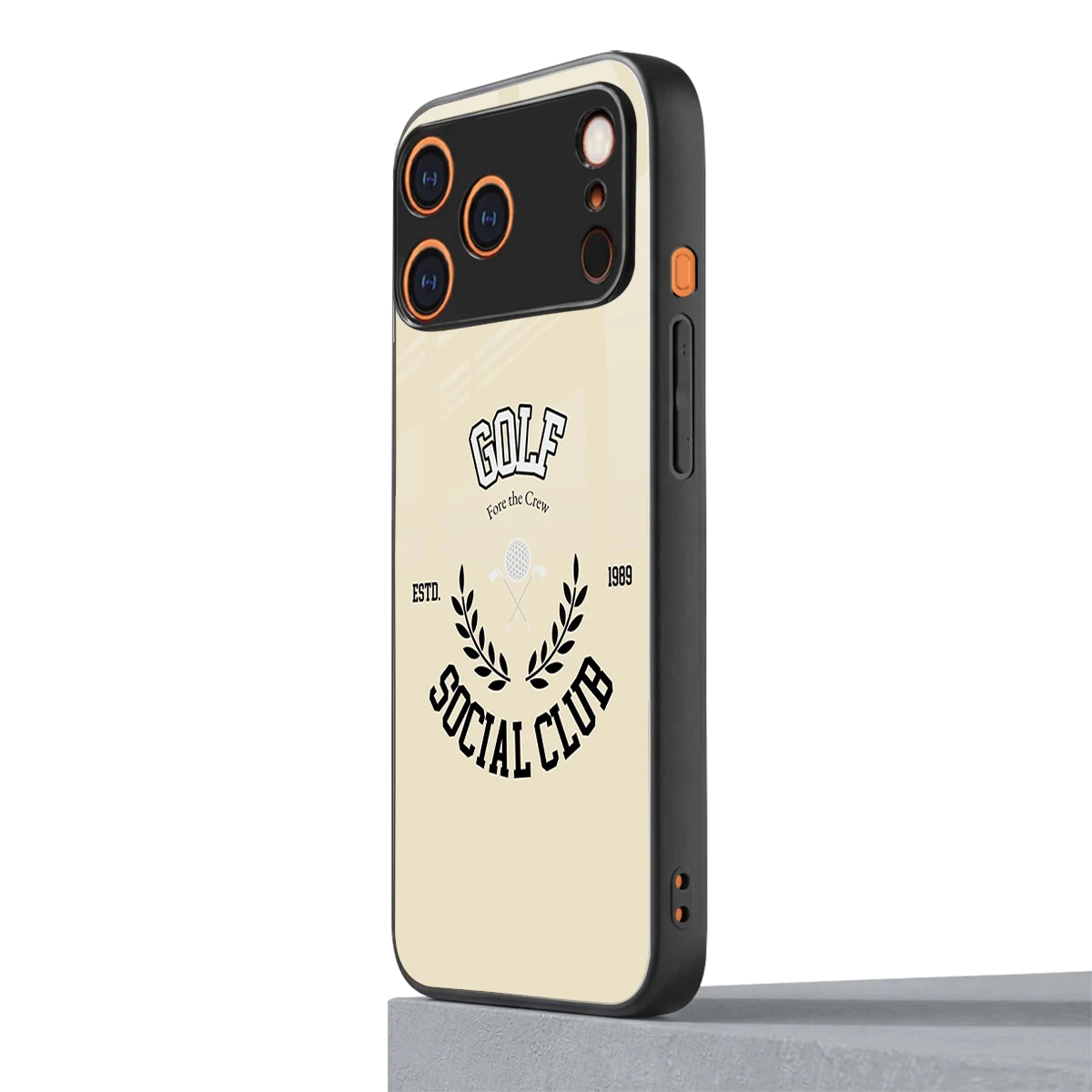 Golf Social Club iphone 17 pro mobile cover | shockproof glass phone case