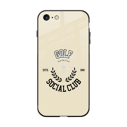 Golf Social Club back phone cover | glass case for iphone 7