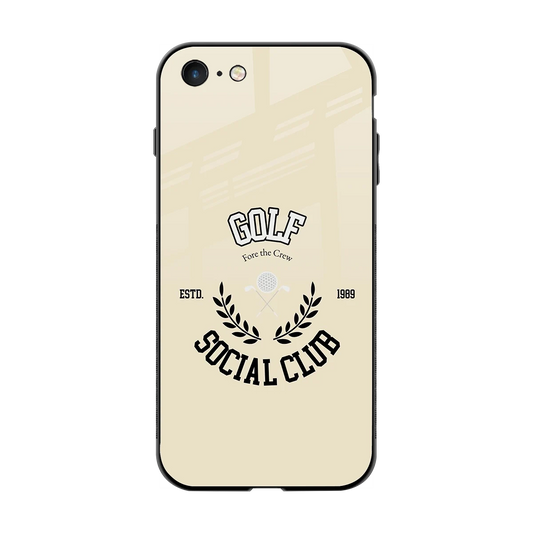 Golf Social Club back phone cover | glass case for iphone 7