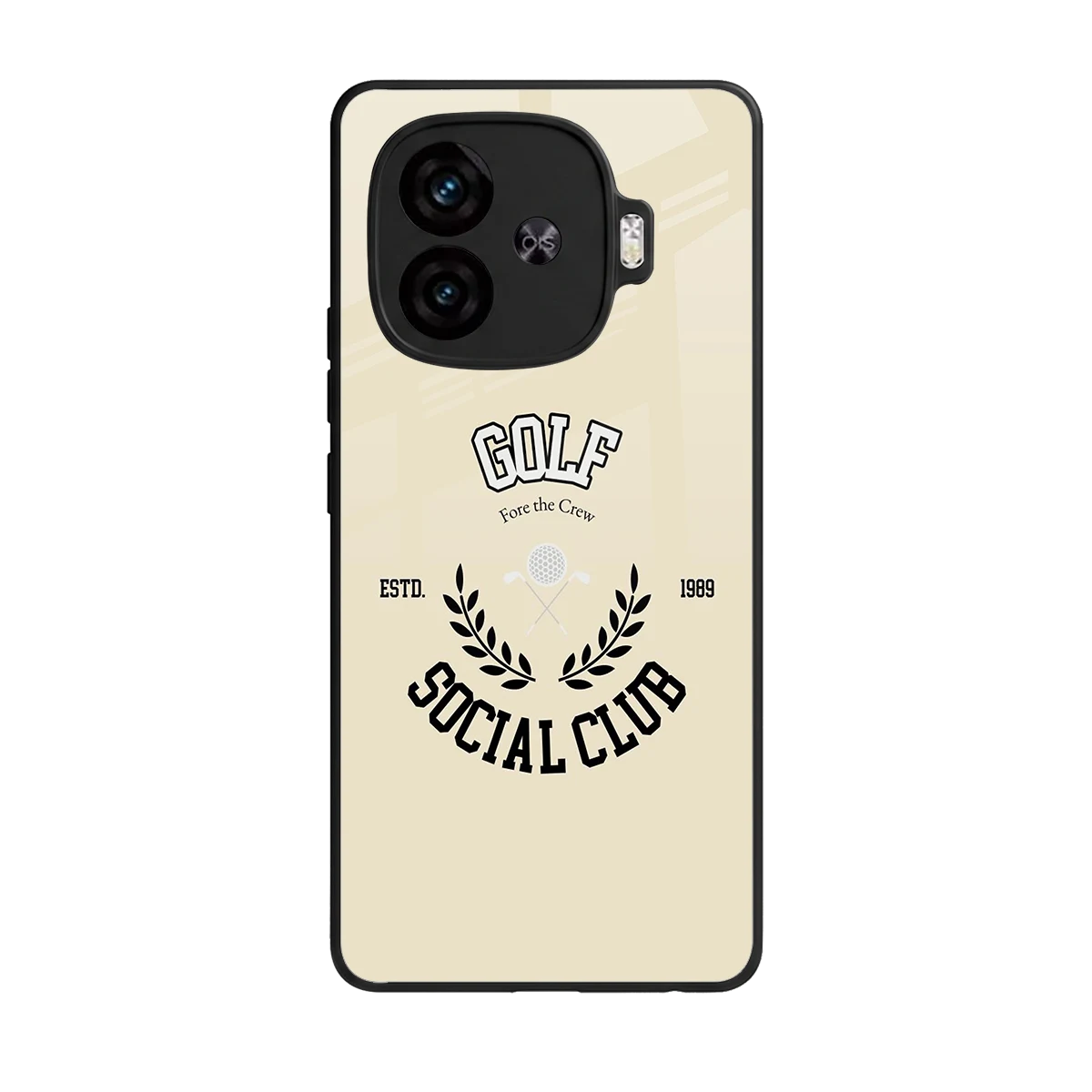 Golf Social Club back phone cover | glass case for iqoo neo 10r 5g