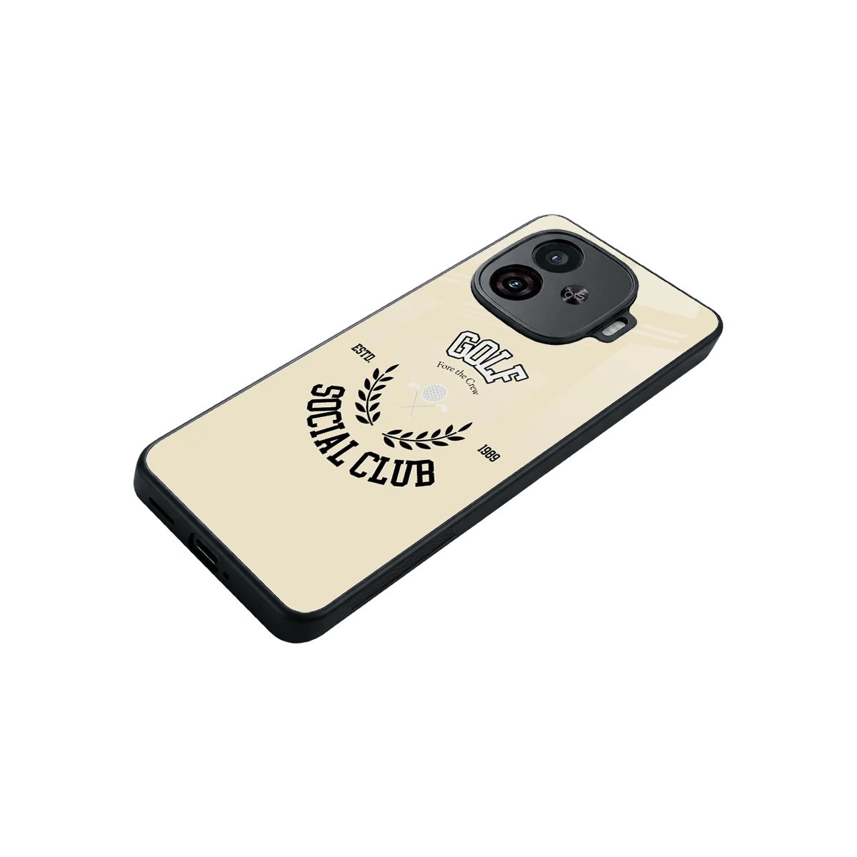 Golf Social Club stylish phone case for iqoo neo 10r 5g | glossy glass and slim fit