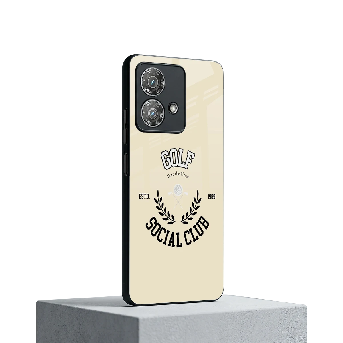 Golf Social Club motorola edge 40 neo 5g mobile cover | shockproof glass phone case