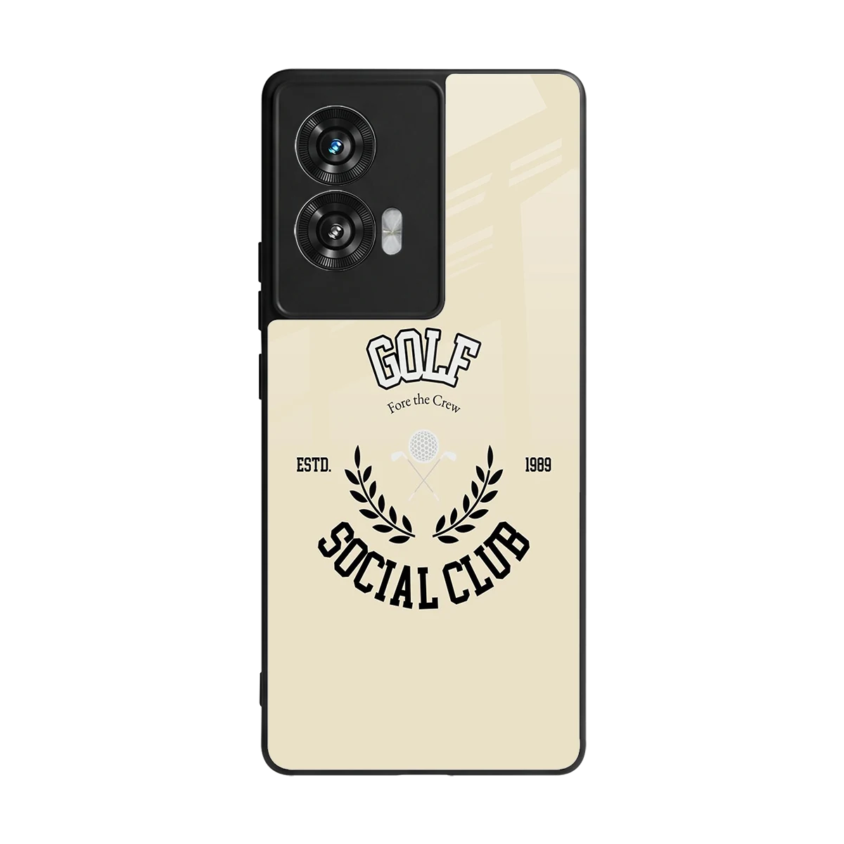 Golf Social Club back phone cover | glass case for motorola edge 50 fusion