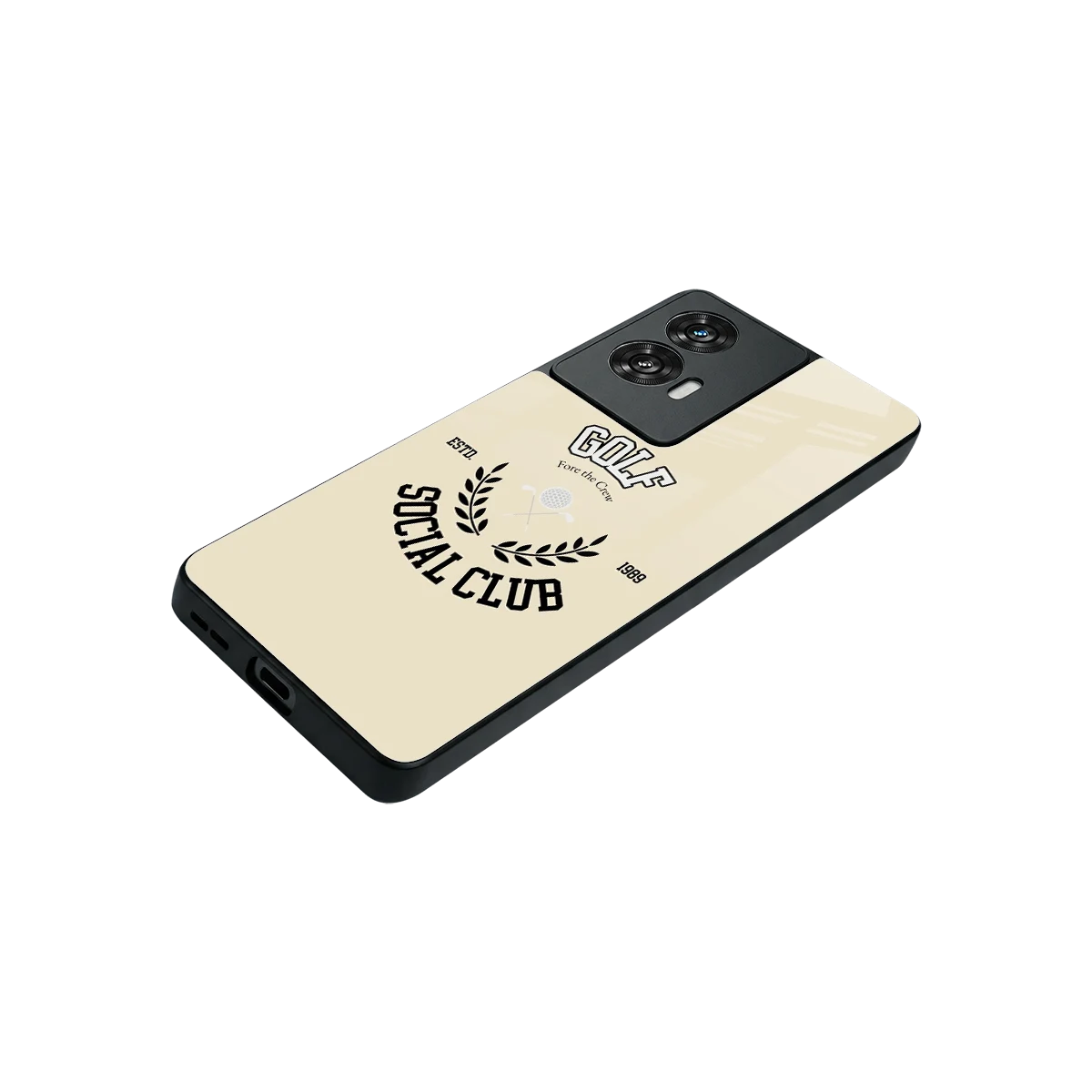 Golf Social Club stylish phone case for motorola edge 50 fusion | glossy glass and slim fit