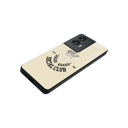 Golf Social Club stylish phone case for motorola edge 50 fusion | glossy glass and slim fit