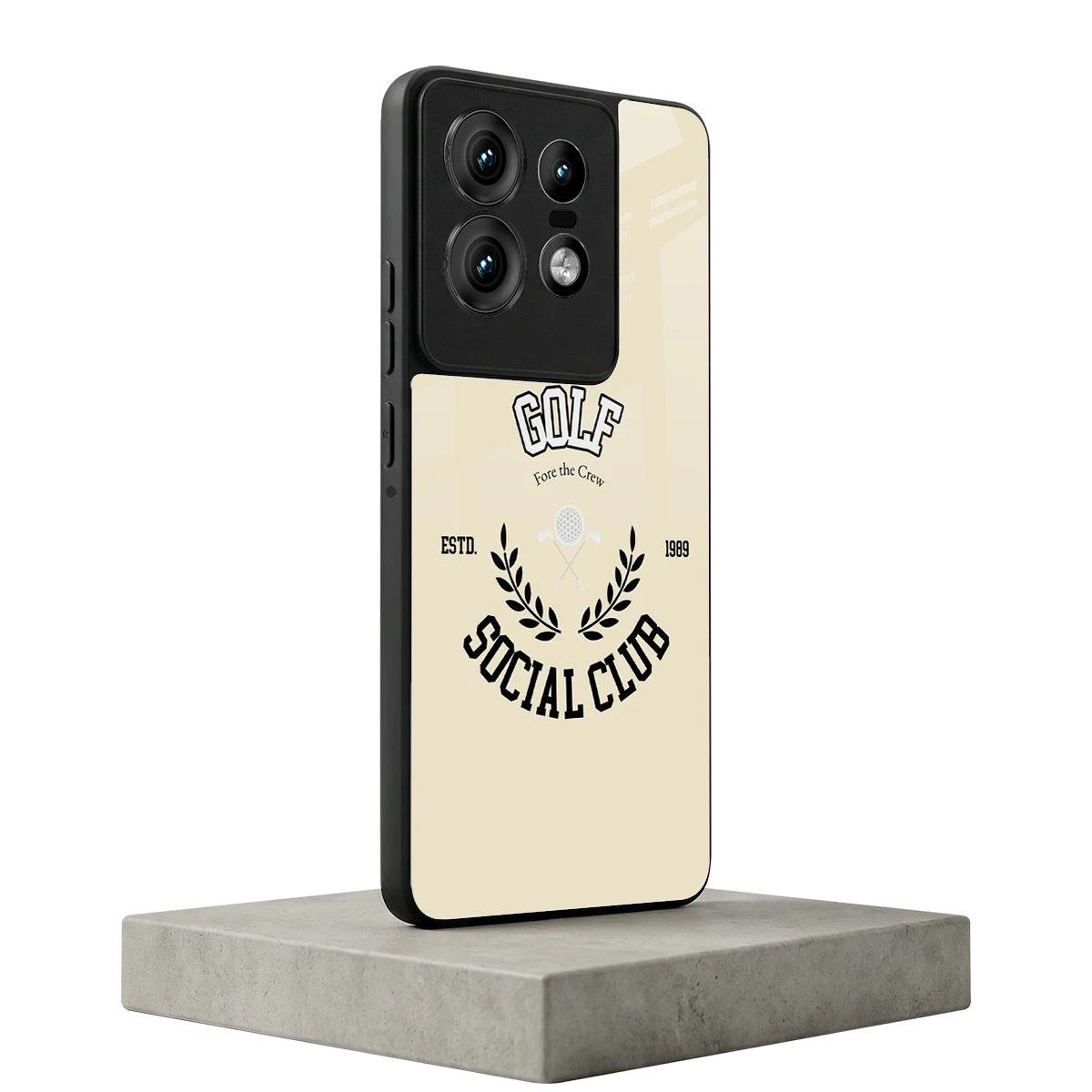 Golf Social Club motorola edge 50 pro mobile cover | shockproof glass phone case