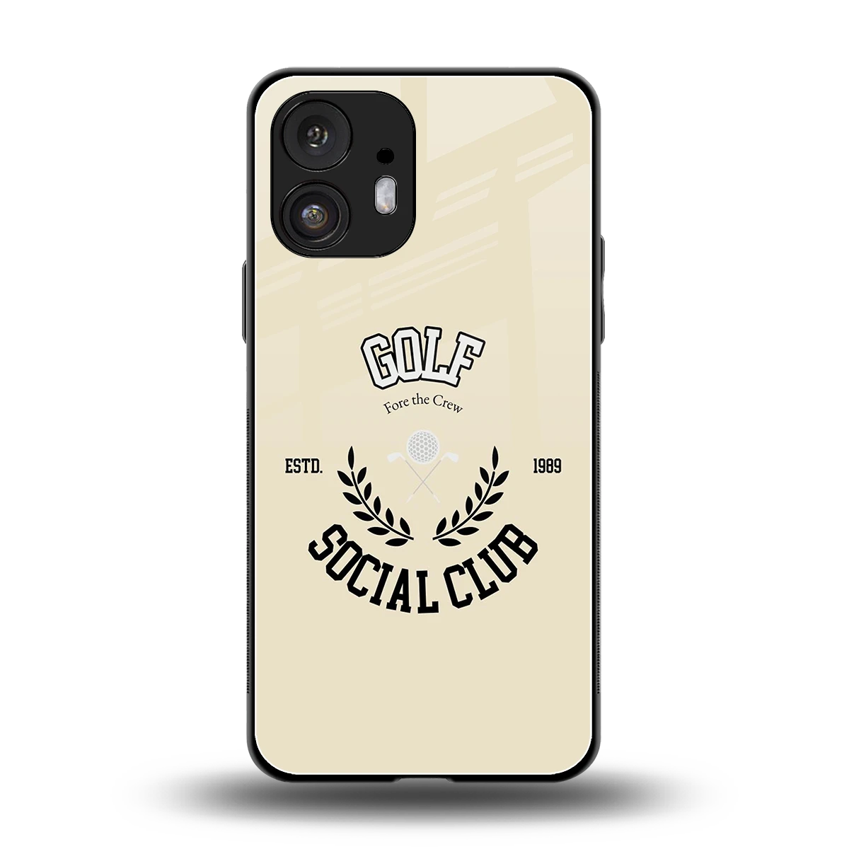 Golf Social Club back phone cover | glass case for nothing phone 2