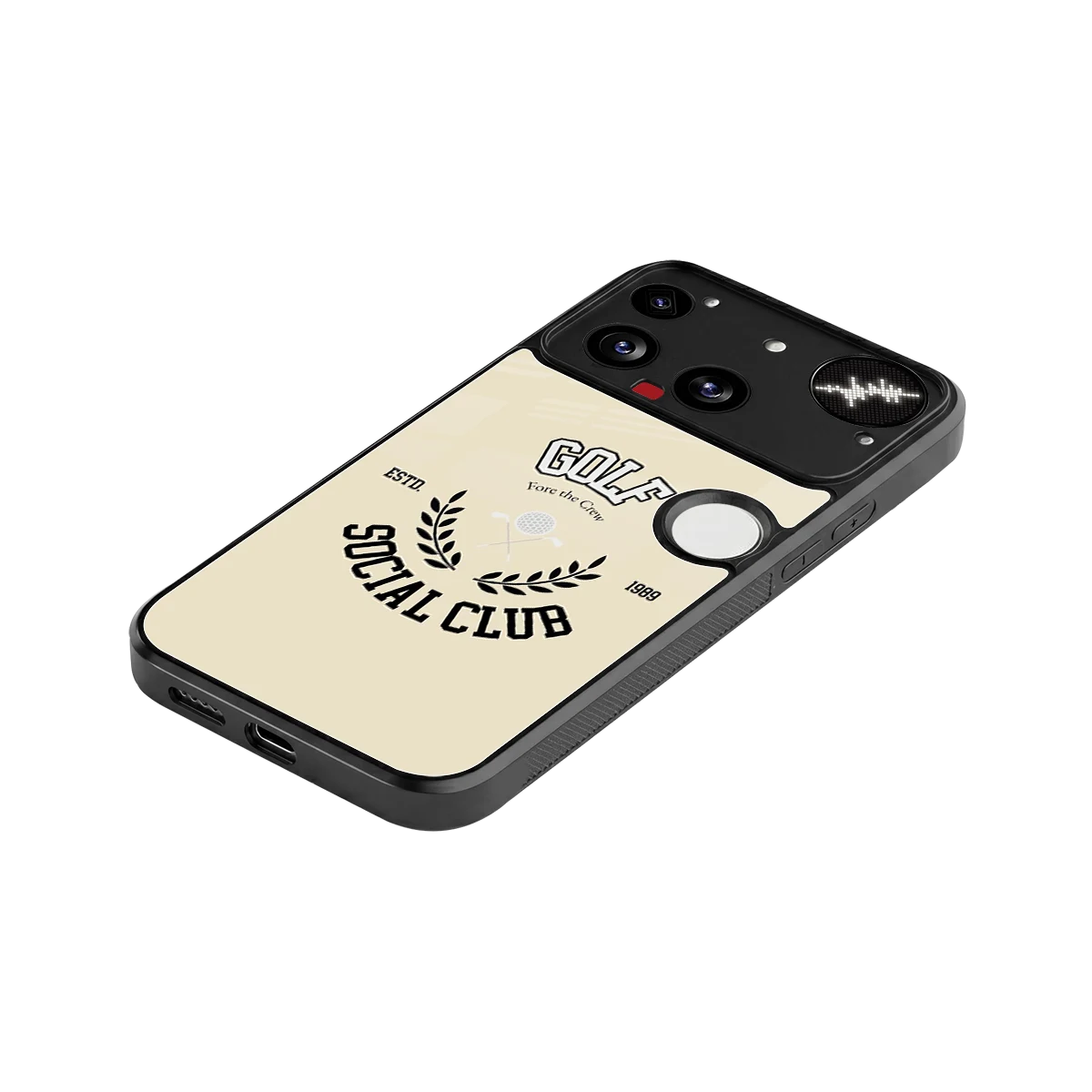 Golf Social Club stylish phone case for nothing phone 3 | glossy glass and slim fit