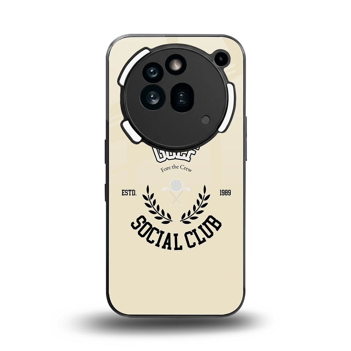 Golf Social Club back phone cover | glass case for nothing phone 3a pro