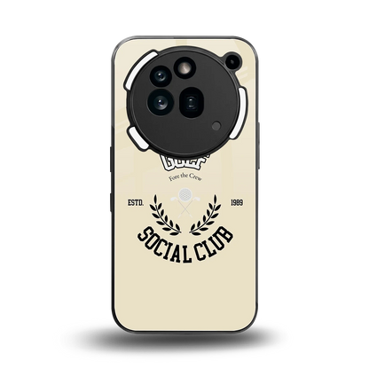 Golf Social Club back phone cover | glass case for nothing phone 3a pro