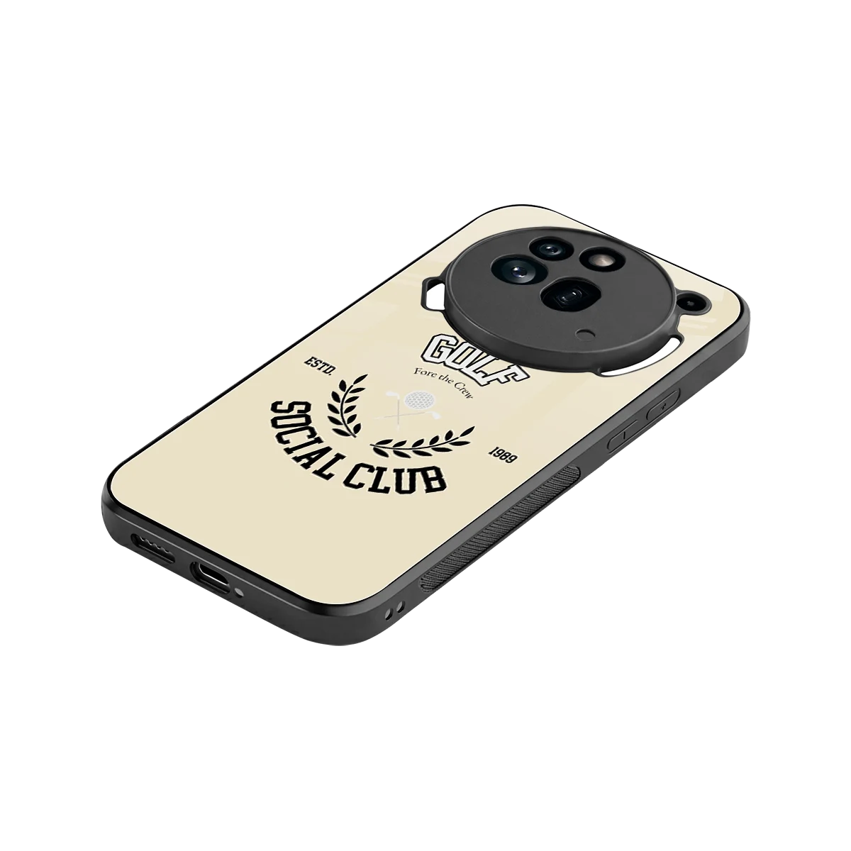 Golf Social Club stylish phone case for nothing phone 3a pro | glossy glass and slim fit
