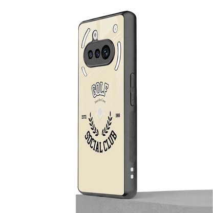 Golf Social Club nothing phone 3a mobile cover | shockproof glass phone case
