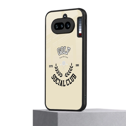 Golf Social Club nothing phone 4a mobile cover | shockproof glass phone case