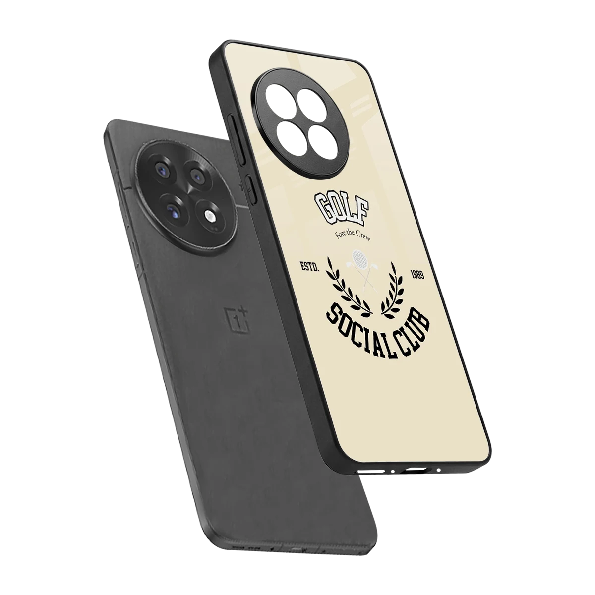 Golf Social Club sleek oneplus 13r cover with tempered glass back and TPU edges