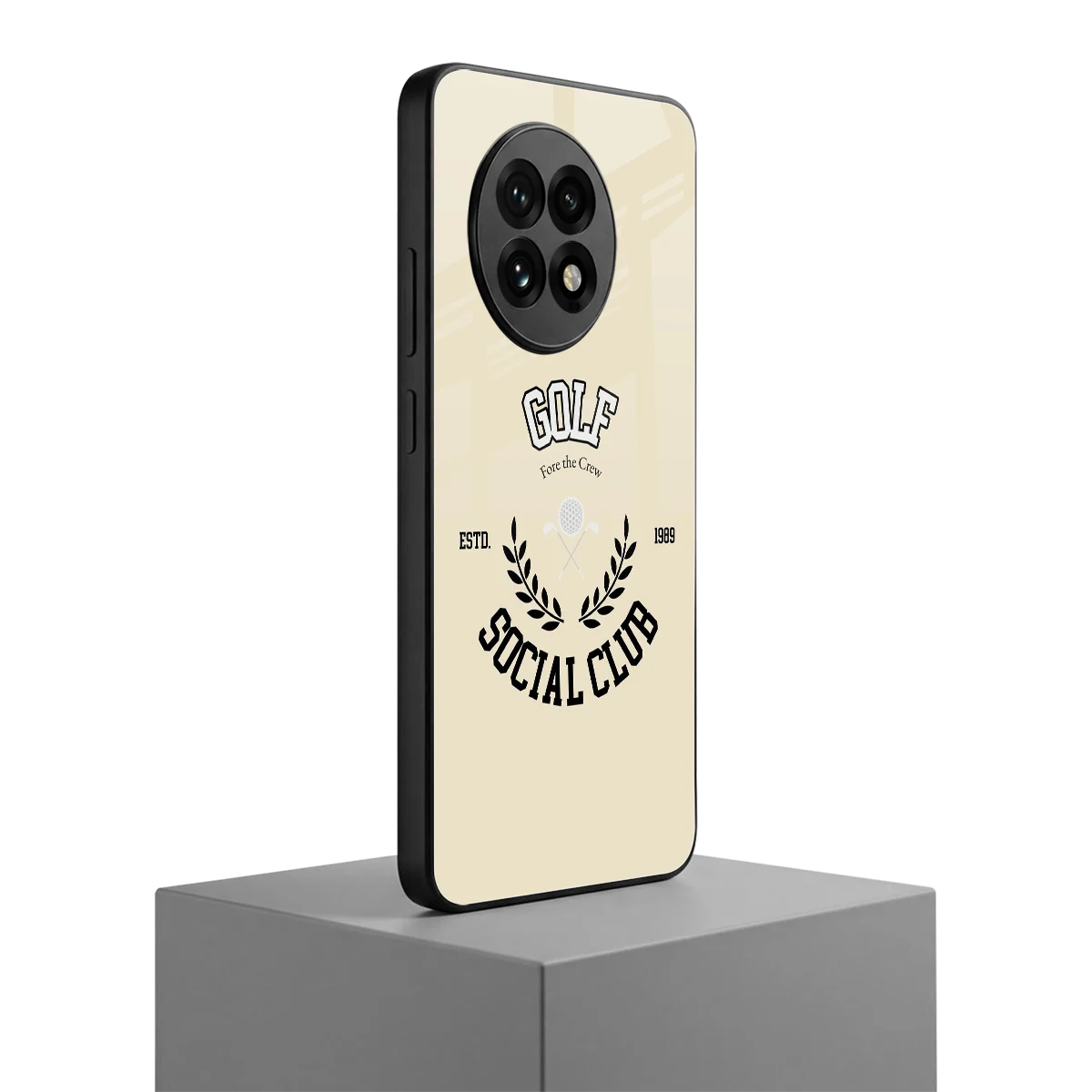Golf Social Club oneplus 13r mobile cover | shockproof glass phone case