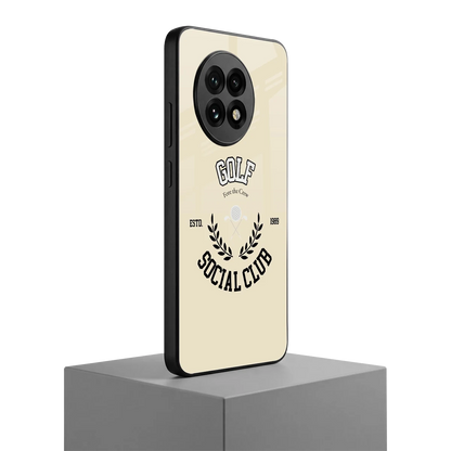 Golf Social Club oneplus 13r mobile cover | shockproof glass phone case