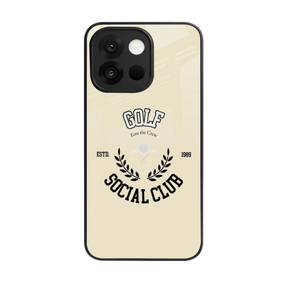 Golf Social Club back phone cover | glass case for oneplus 13s
