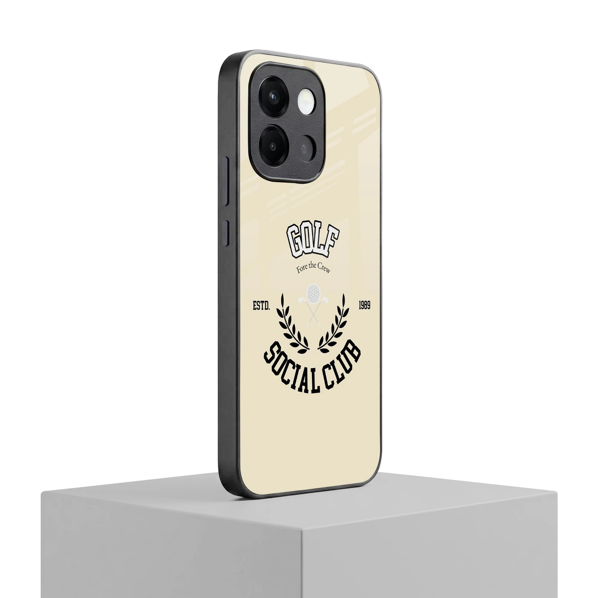 Golf Social Club oneplus 13s mobile cover | shockproof glass phone case