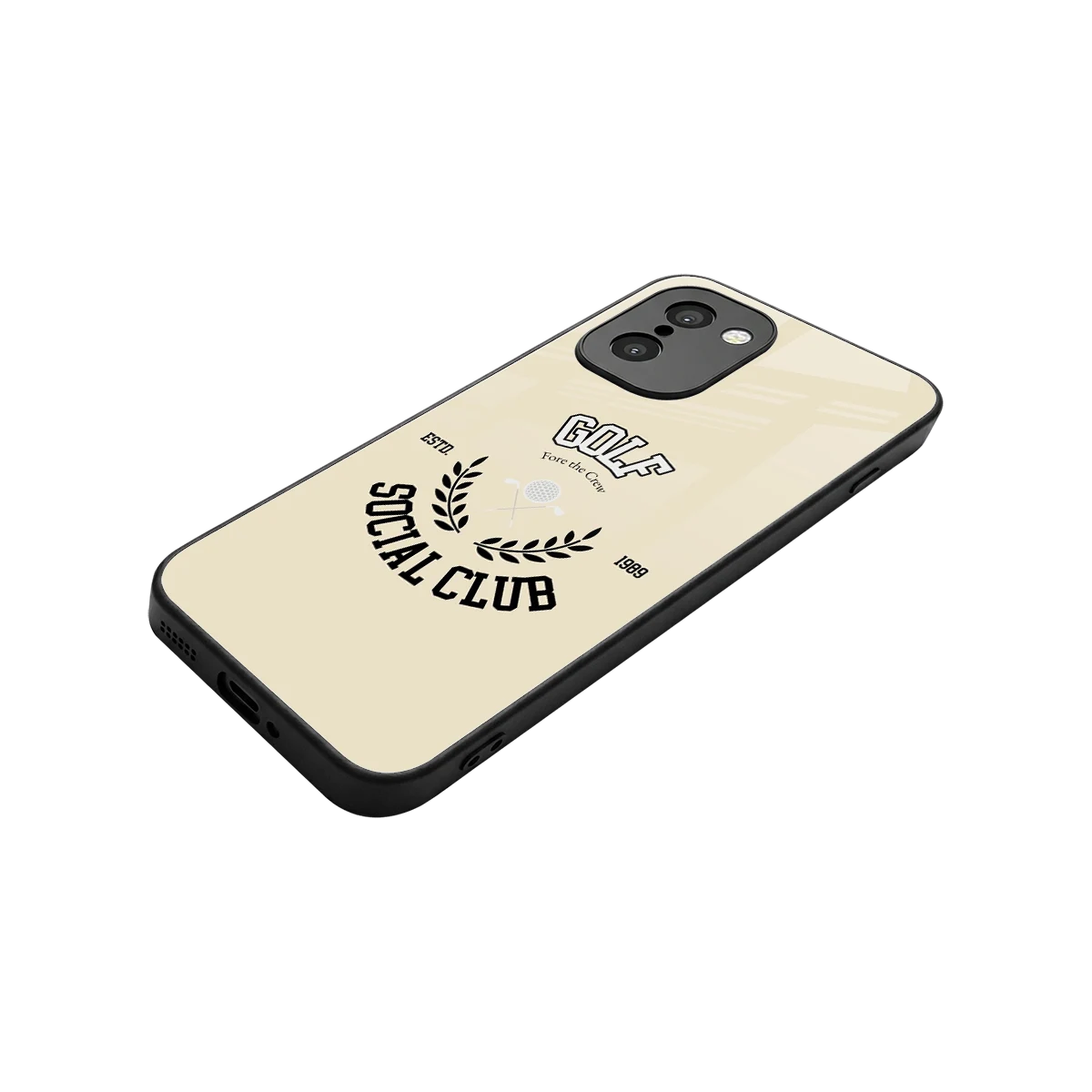Golf Social Club stylish phone case for oneplus 15r | glossy glass and slim fit