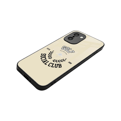 Golf Social Club stylish phone case for oneplus 15r | glossy glass and slim fit