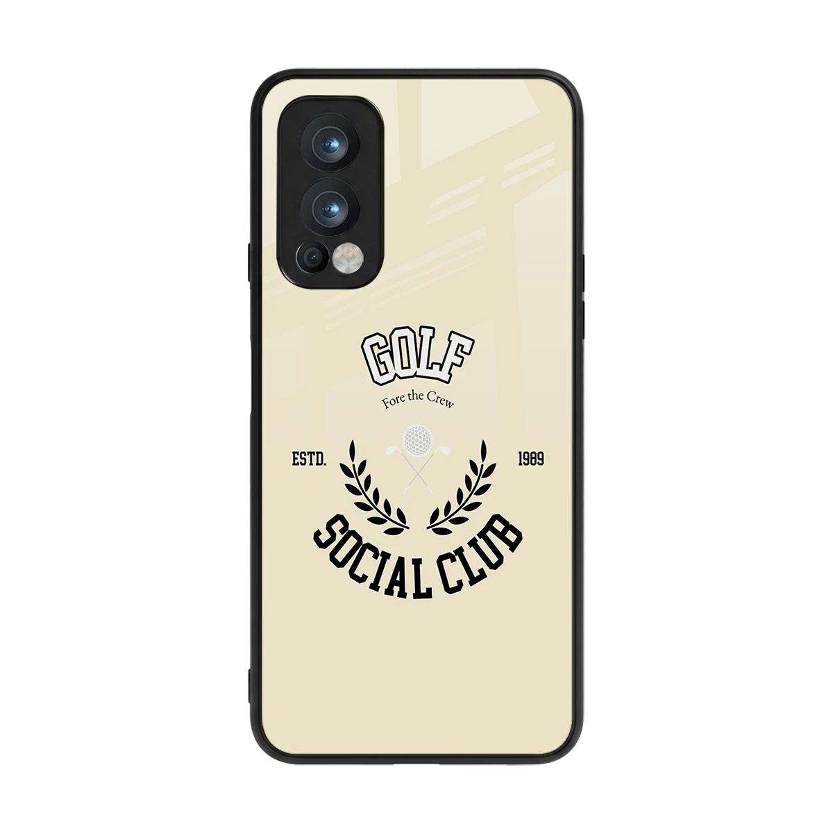 Golf Social Club back phone cover | glass case for oneplus nord 2