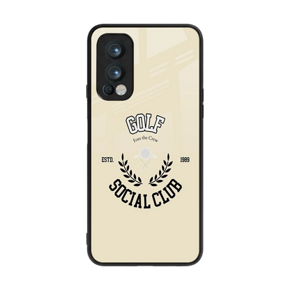 Golf Social Club back phone cover | glass case for oneplus nord 2