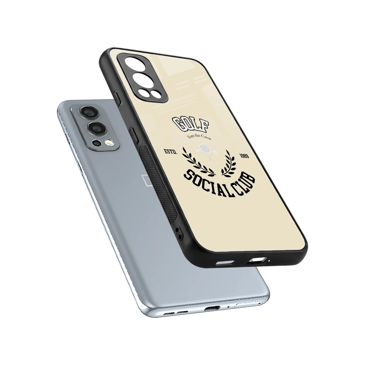 Golf Social Club sleek oneplus nord 2 cover with tempered glass back and TPU edges