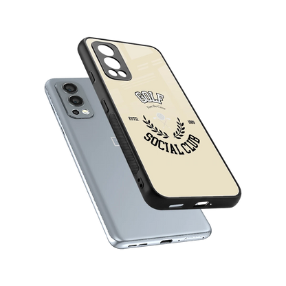 Golf Social Club sleek oneplus nord 2 cover with tempered glass back and TPU edges