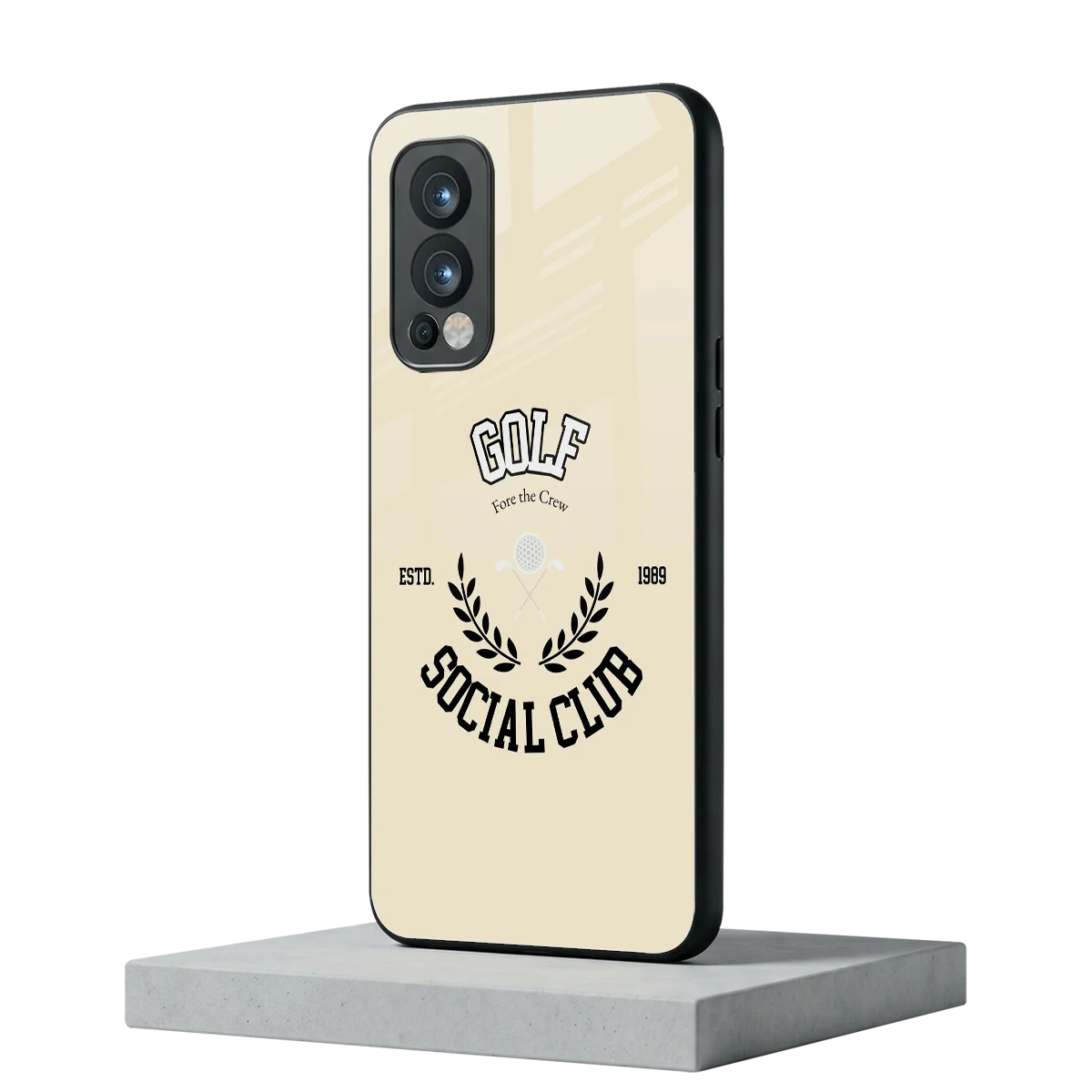 Golf Social Club oneplus nord 2 mobile cover | shockproof glass phone case