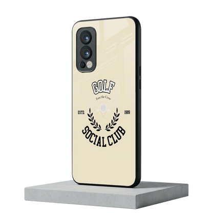 Golf Social Club oneplus nord 2 mobile cover | shockproof glass phone case