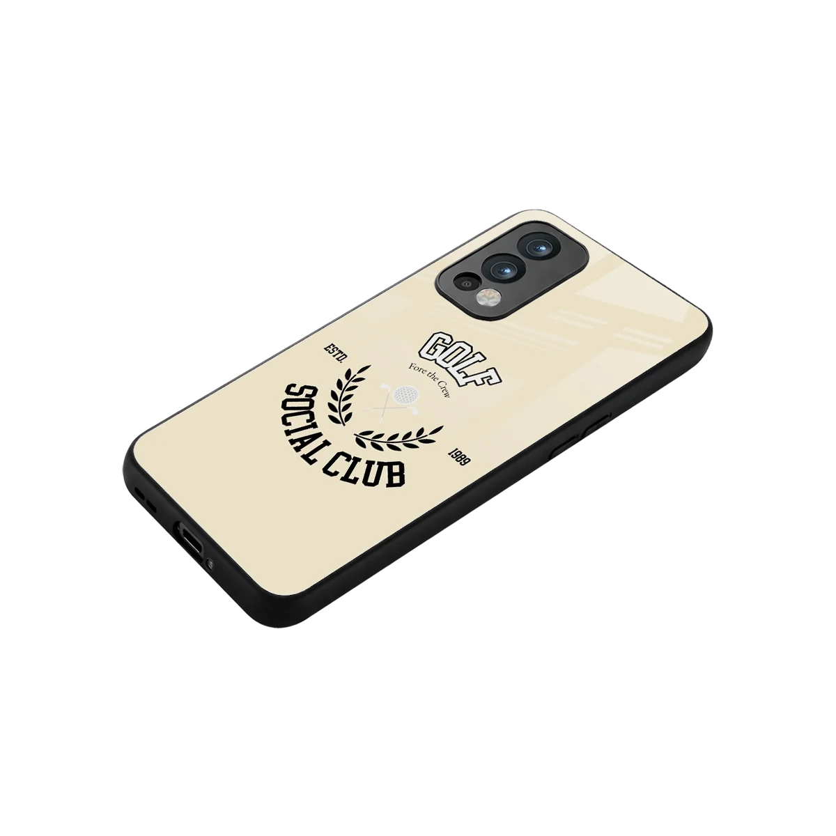 Golf Social Club stylish phone case for oneplus nord 2 | glossy glass and slim fit