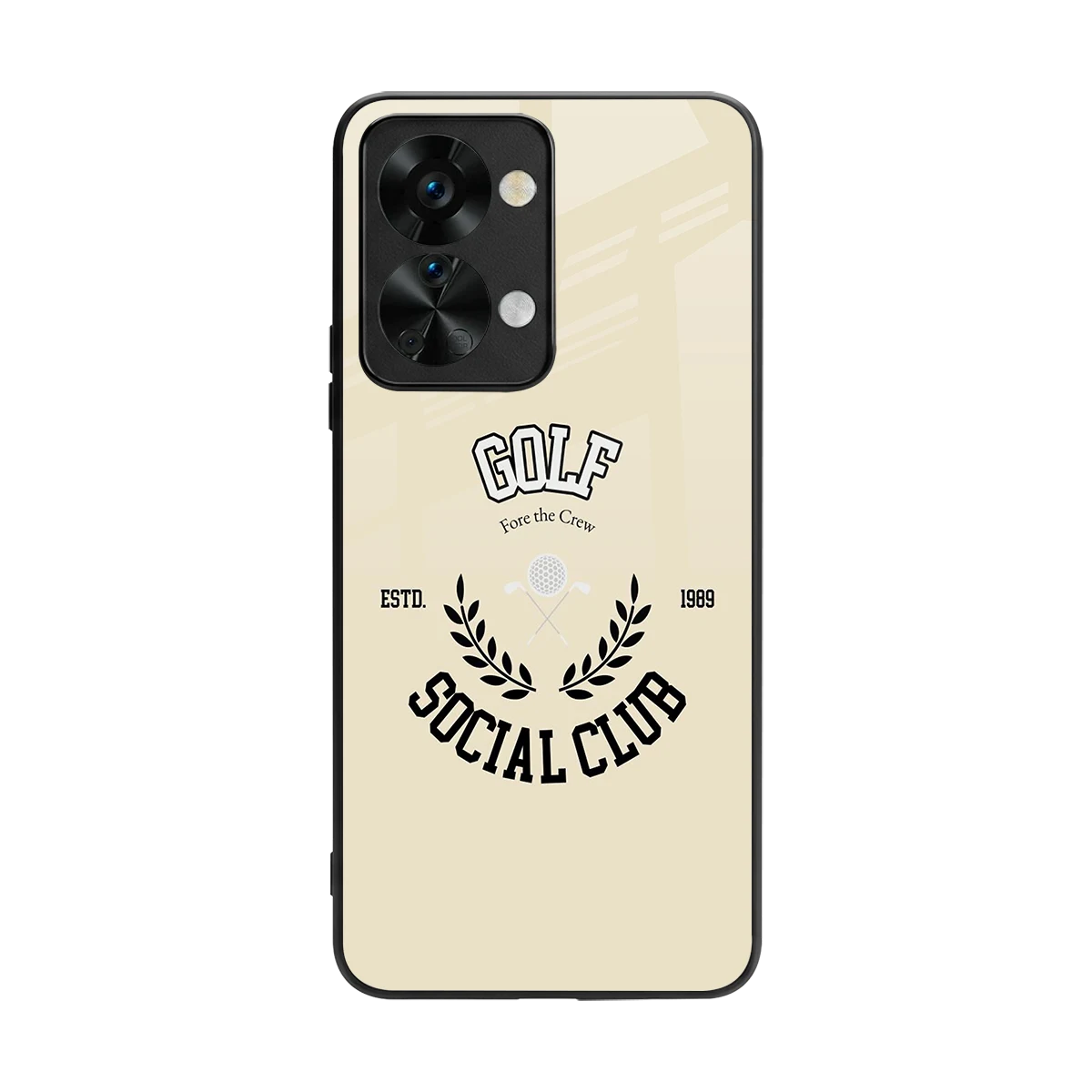Golf Social Club back phone cover | glass case for oneplus nord 2t