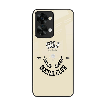 Golf Social Club back phone cover | glass case for oneplus nord 2t