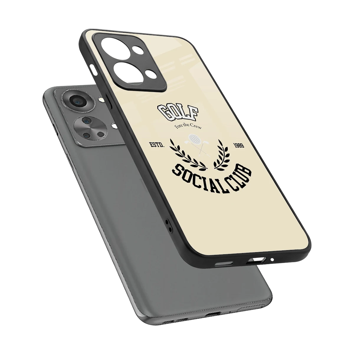 Golf Social Club sleek oneplus nord 2t cover with tempered glass back and TPU edges