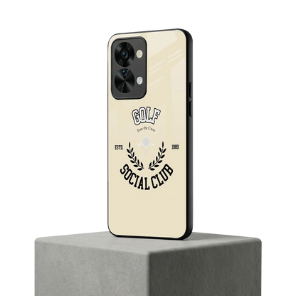 Golf Social Club oneplus nord 2t mobile cover | shockproof glass phone case