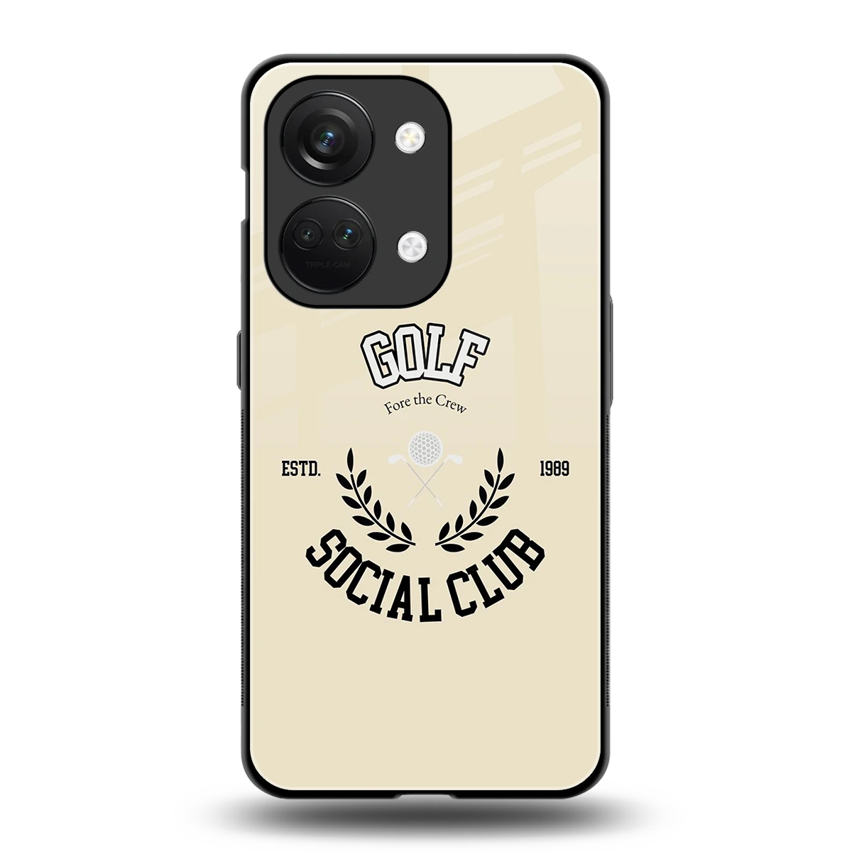 Golf Social Club back phone cover | glass case for oneplus nord 3