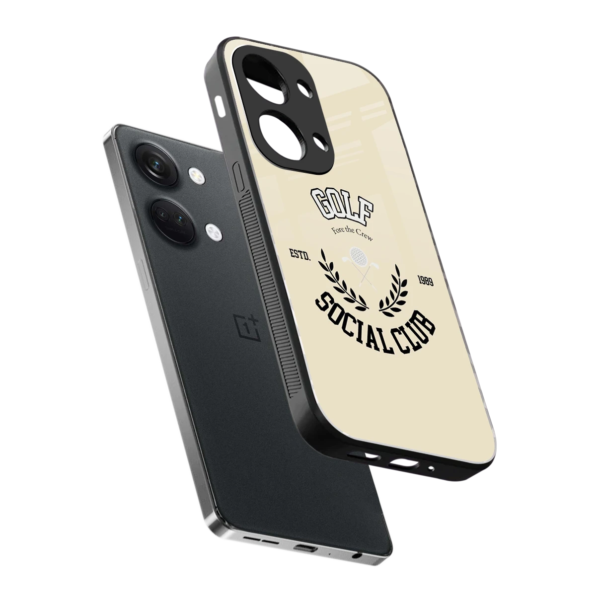 Golf Social Club sleek oneplus nord 3 cover with tempered glass back and TPU edges