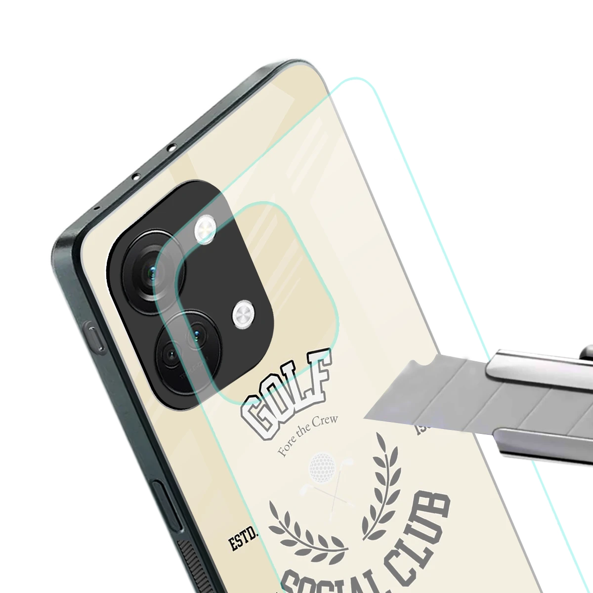 Golf Social Club stylish phone case for oneplus nord 3 | glossy glass and slim fit