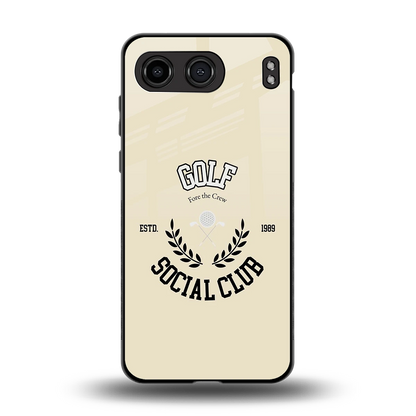 Golf Social Club back phone cover | glass case for oneplus nord 4