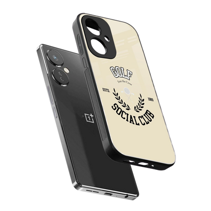 Golf Social Club sleek oneplus nord ce 3 cover with tempered glass back and TPU edges