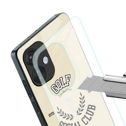 Golf Social Club stylish phone case for oneplus nord ce 3 | glossy glass and slim fit