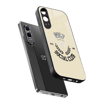 Golf Social Club sleek oneplus nord ce 4 lite cover with tempered glass back and TPU edges