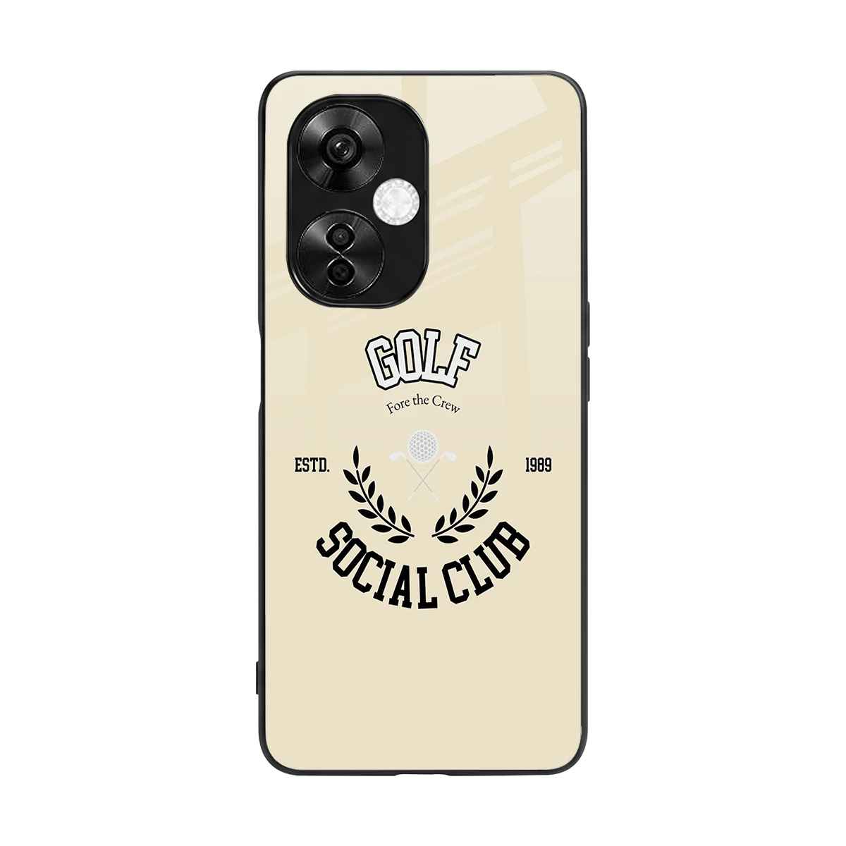 Golf Social Club back phone cover | glass case for oneplus nord ce 3 lite