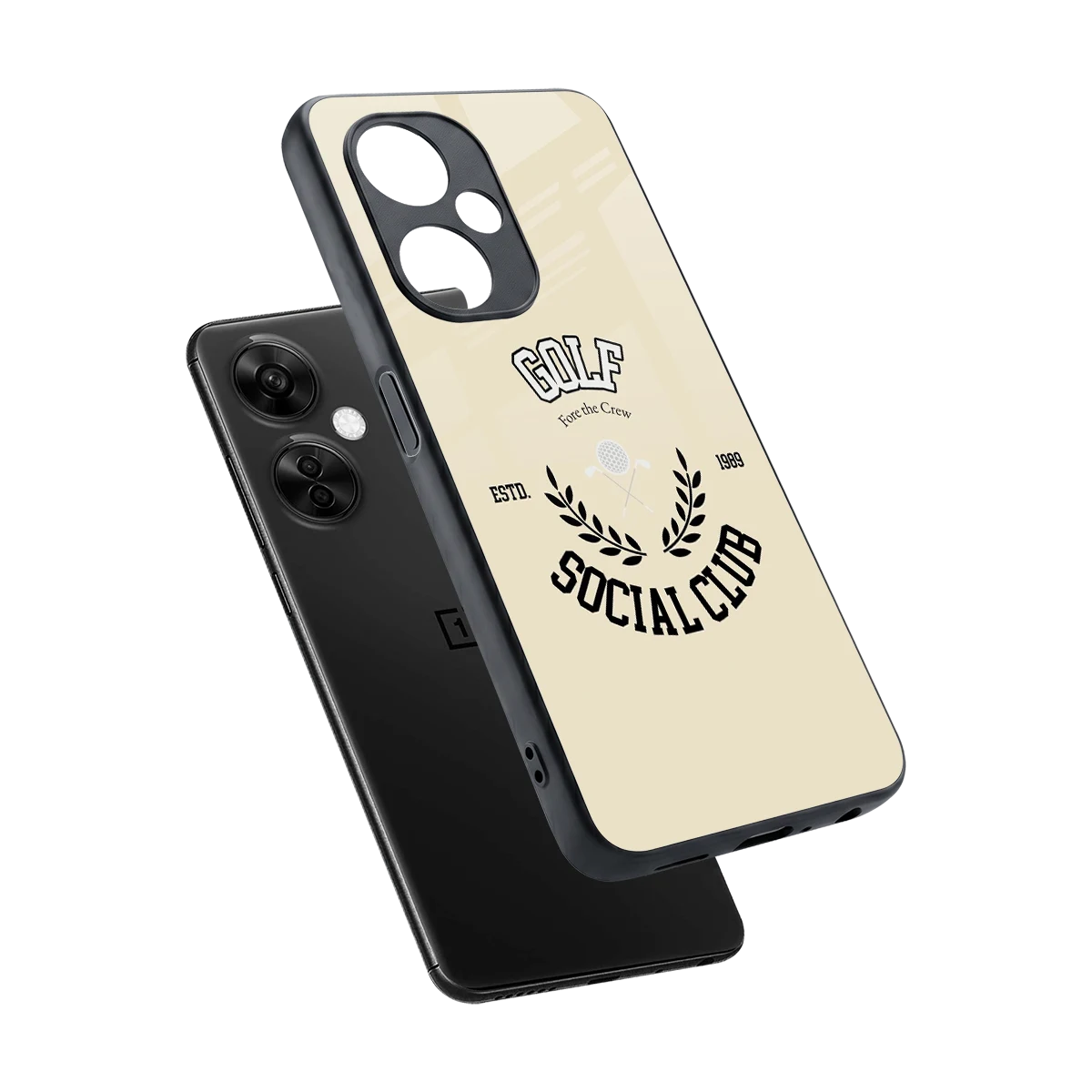Golf Social Club sleek oneplus nord ce 3 lite cover with tempered glass back and TPU edges