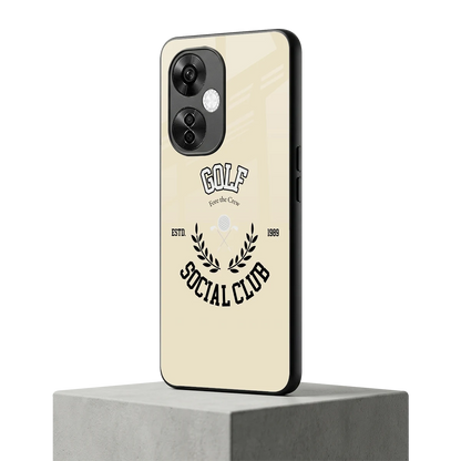 Golf Social Club oneplus nord ce 3 lite mobile cover | shockproof glass phone case