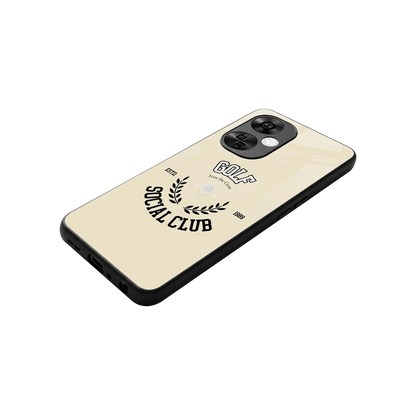 Golf Social Club stylish phone case for oneplus nord ce 3 lite | glossy glass and slim fit
